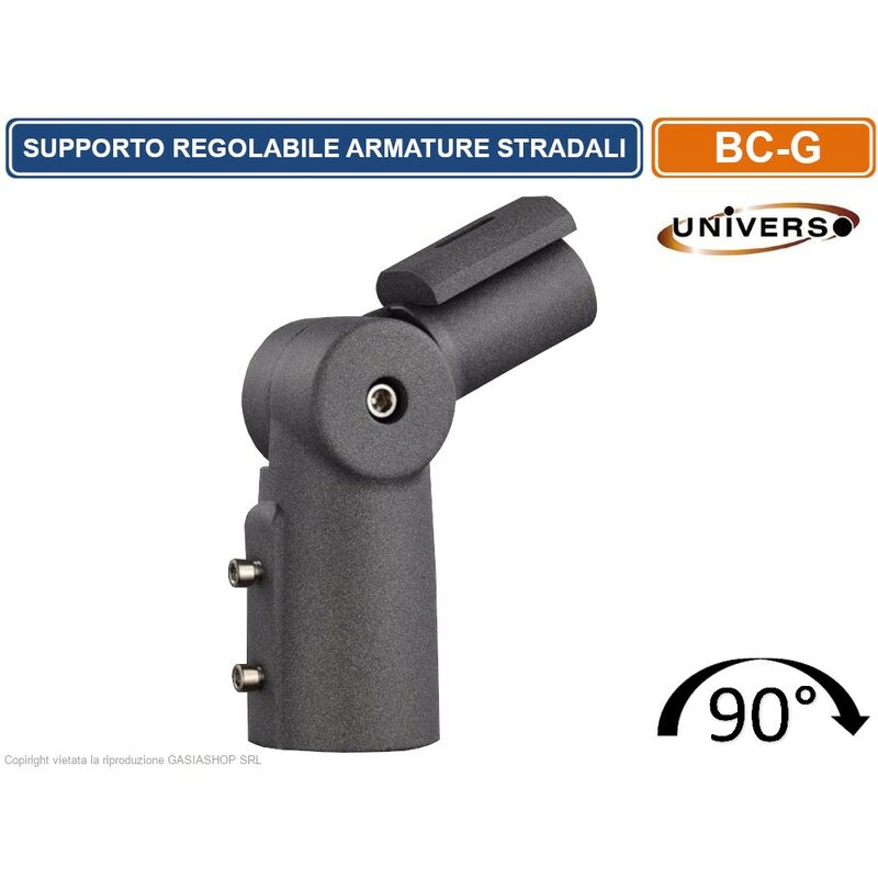 foto del prodotto adattatore regolabile per per lampioni armature stradali
