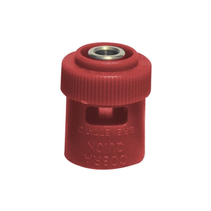 foto del prodotto adattatore rosso per innesto tubo multistrato brevettato 1 2 x 16 dh