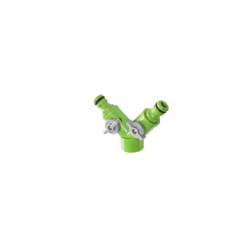 foto del prodotto adattatore rubinetto con 2 uscite in plastica 3602039 gsc