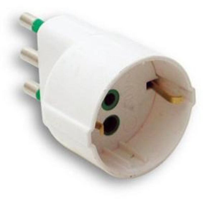 foto del prodotto adattatore schuko bianco 16a 87130
