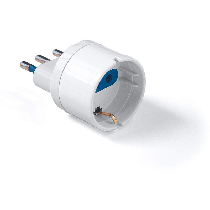 foto del prodotto adattatore schuko bianco