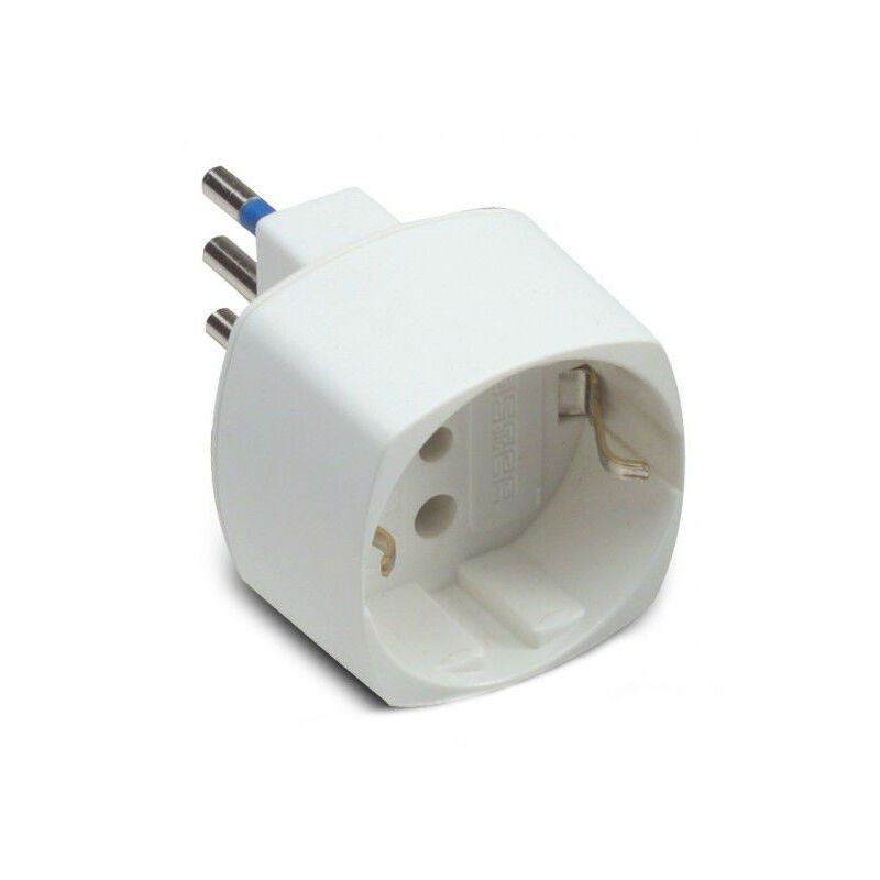 foto del prodotto adattatore schuko master 10a 2p t monopresa bianco 05811