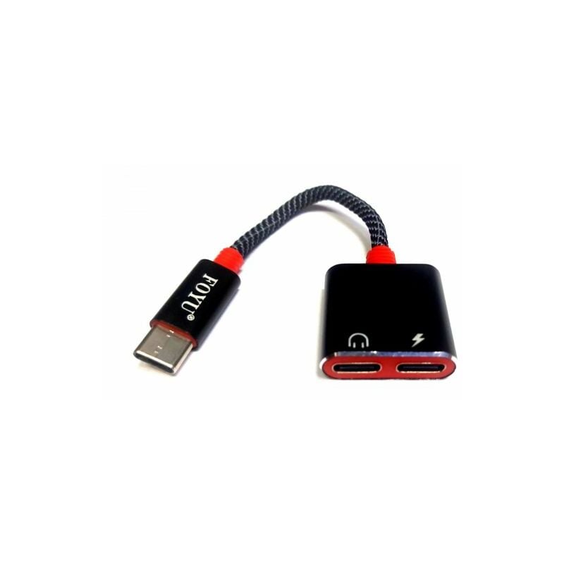 foto del prodotto adattatore sdoppiatore tipo c type c tipo c