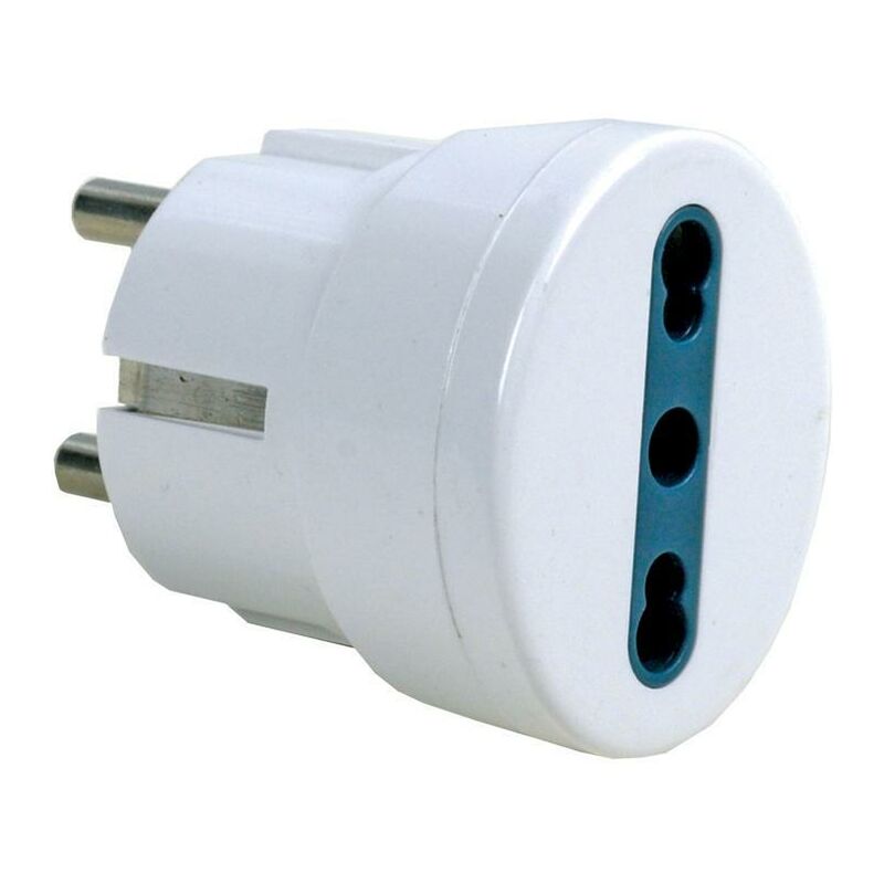 foto del prodotto adattatore semplice schuko presa bipasso 10 16a maurer