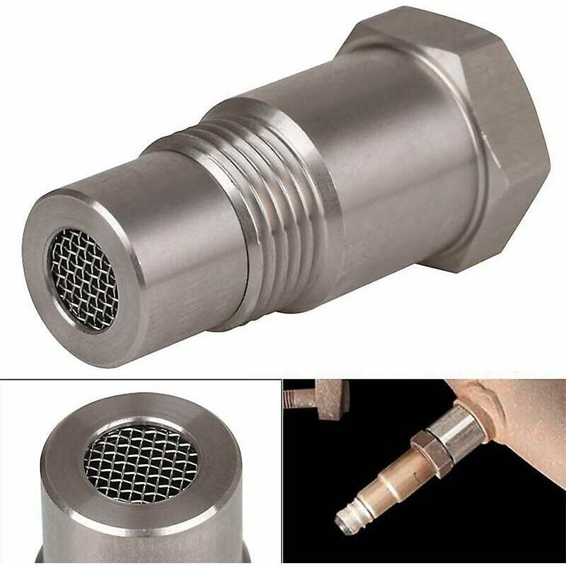 foto del prodotto adattatore sensore ossigeno o2 m18x1,5 per auto cel fix check engine light eliminator