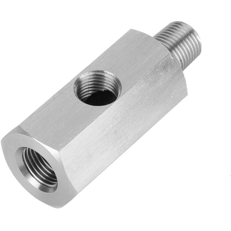 foto del prodotto adattatore sensore pressione olio, acciaio inossidabile m10 manometro pressione olio t parti a npt adattatore turbo supply
