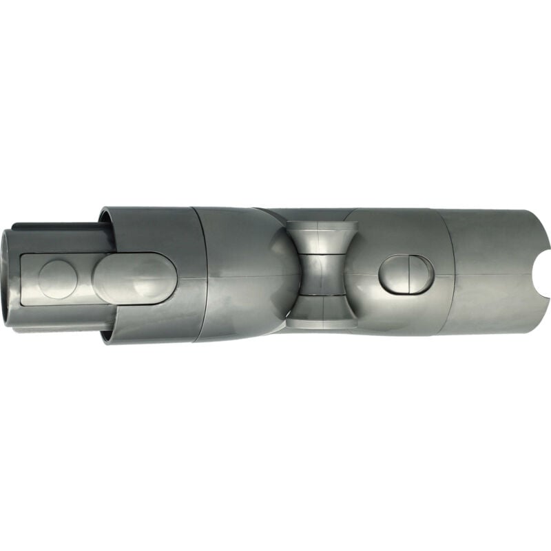 foto del prodotto adattatore snodabile compatibile con dyson v7 motorhead pro, v7 parquet extra, v7 trigger, v7 trigger pro aspirapolvere grigio rosso vhbw