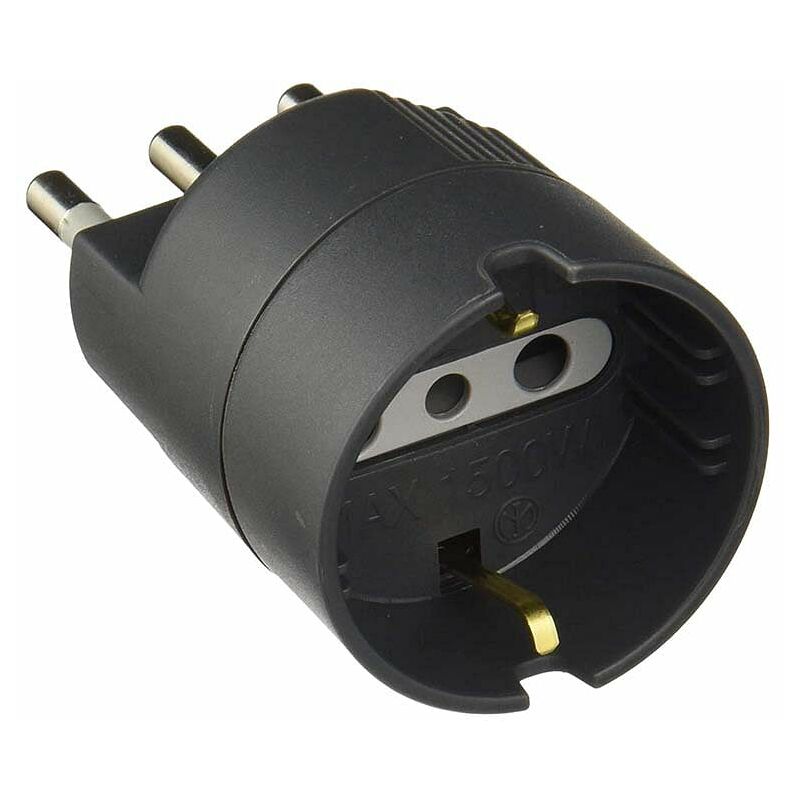 foto del prodotto adattatore spina 16a grigio