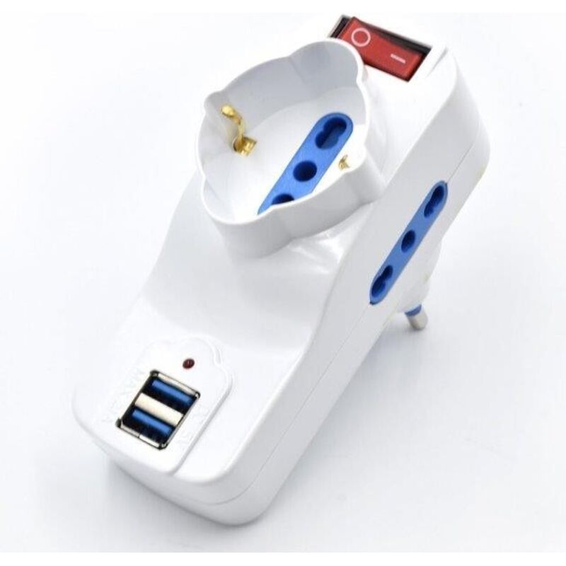 foto del prodotto adattatore spina gir. c usb