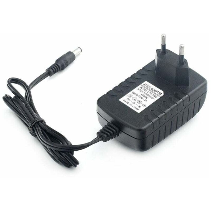 foto del prodotto adattatore, trasformatore alimentatore spina eu 12v, max 2a adatto per strisce led lablanc