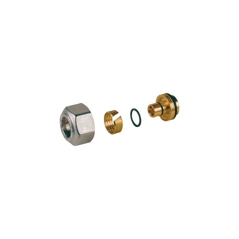 foto del prodotto adattatore tubi plastica o multistrato 16x 20x2 giacomini r179mx020