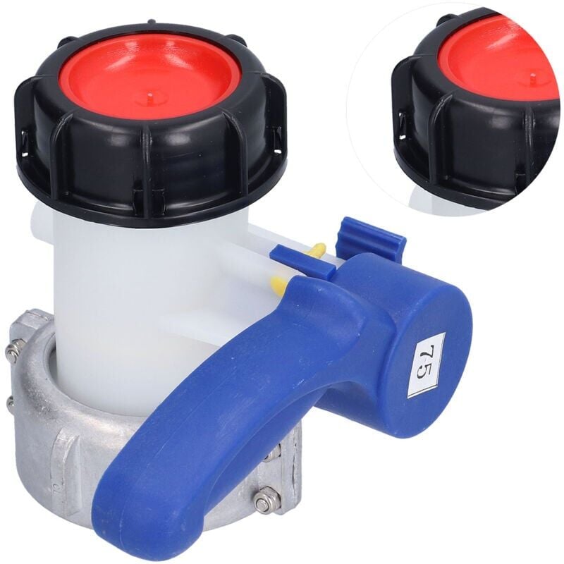 immagine 0 del prodotto adattatore universale per ibc, adattatore per valvola di intercettazione ibc da 1000 litri, valvola di scarico universale per ibc, adattatore per