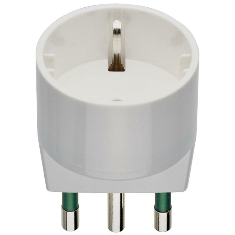 foto del prodotto adattatore vimar spina s17 presa p30 bianco 00303.b