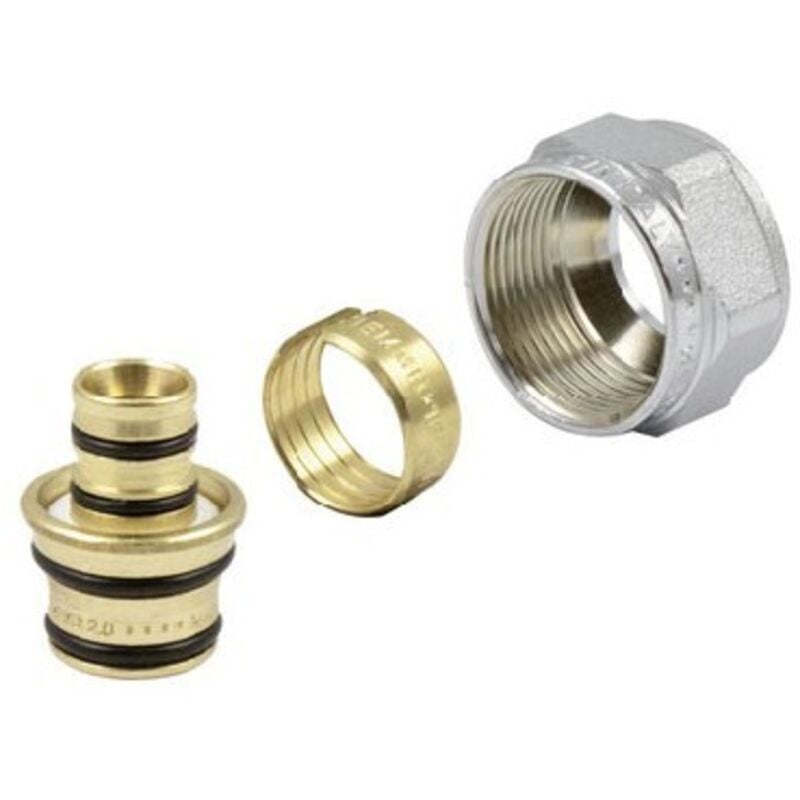 foto del prodotto adattatori cromati tubi multistrato 24x19 misura 16x2,0 24x19 fil d.16 