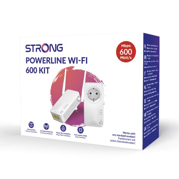 foto del prodotto adattatori ethernet powerline wi fi 600 kit 2x