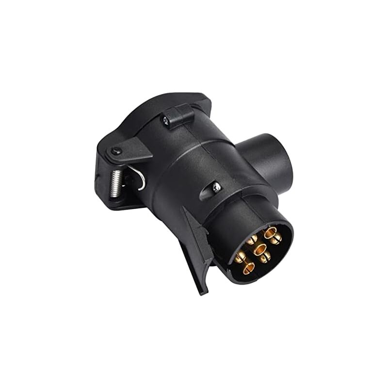 foto del prodotto adattatori per prese per rimorchio, rimorchio per auto da 7 a 13 pin, convertitore adattatore per prese per rimorchio, connettore di traino per
