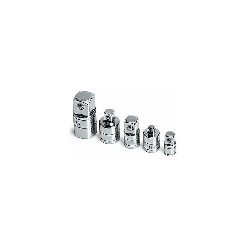 foto del prodotto adattatori riduttori per bussole 5 pz per utensili aria chrome vanadium