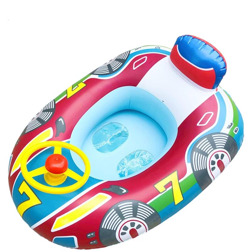 foto del prodotto adatto a bambini da 1 a 5 anni, seggiolino per piscina con ruote, galleggianti per piscina, piscine per neonati, piscine per bambini, piscine gonfiabili per bambini.