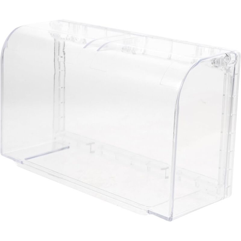 foto del prodotto adatto a tutte le stagioni - protegge prese e spine esterne - trasparente - alloggiamento anti-spruzzi - copertura protettiva ymyny