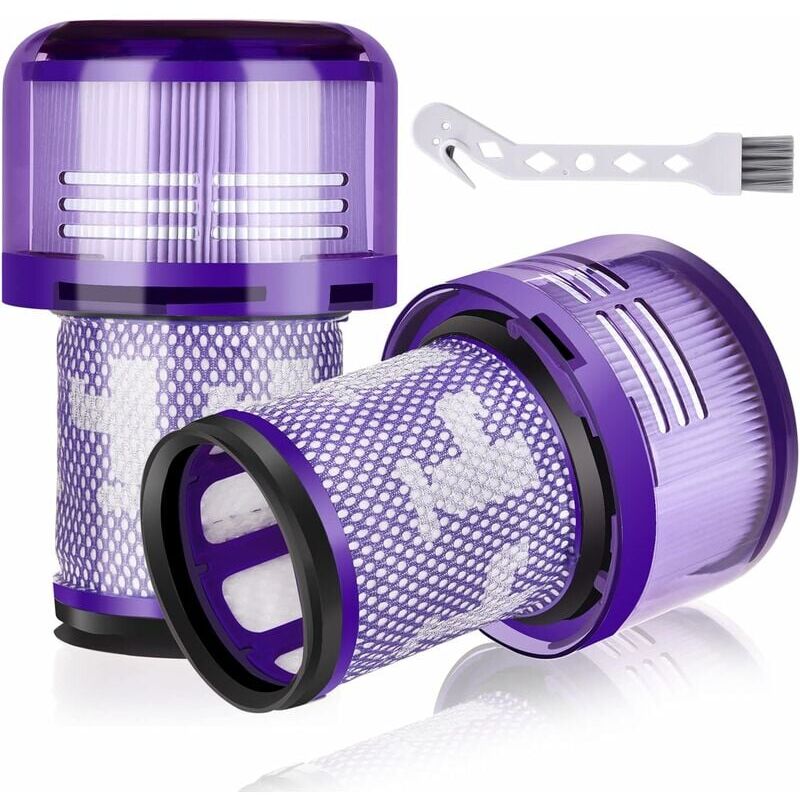 foto del prodotto adatto per aspirapolvere senza filo dyson accessori cartuccia filtrante v12 filtro hepa haipa posteriore, ricambio 971517 01, 2 pezzi a .