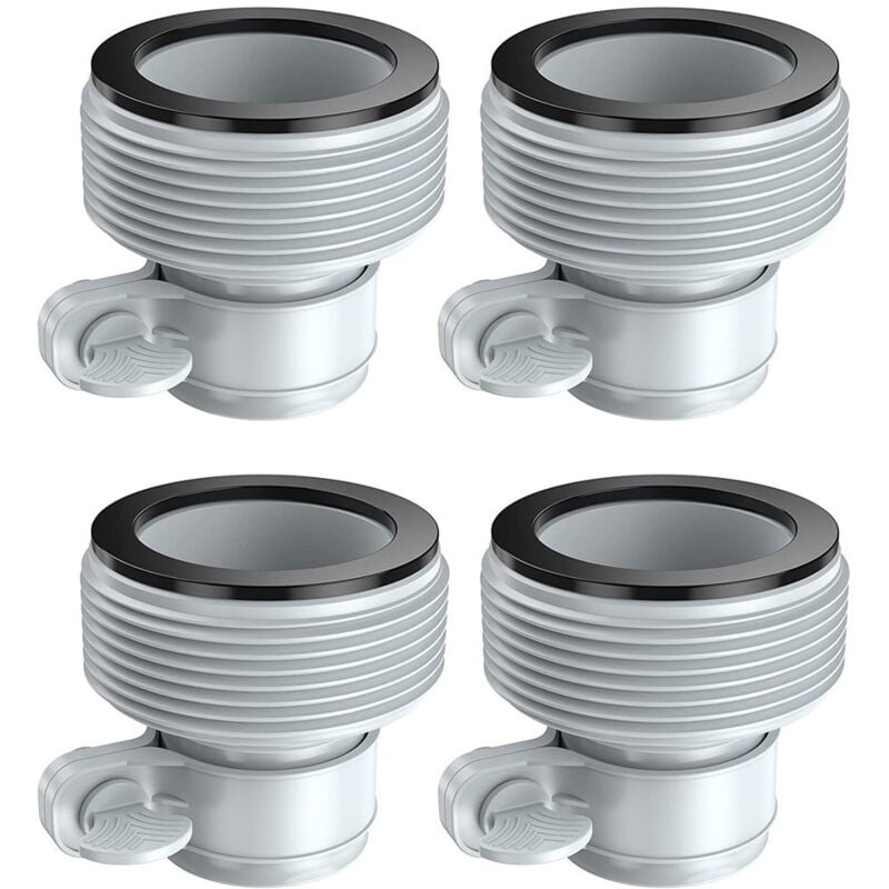foto del prodotto adatto per intex 29061e tipo b intex pool clamp on fittings converter intex tubo adattatore accessorio piscina 1,25 pollici a 1,5 pollici parti pompa