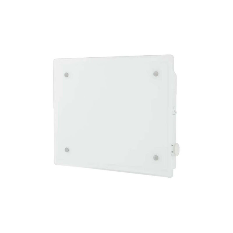 foto del prodotto adax radiatore elettrico in vetro temperato bianco 250 w eco 02 kbt