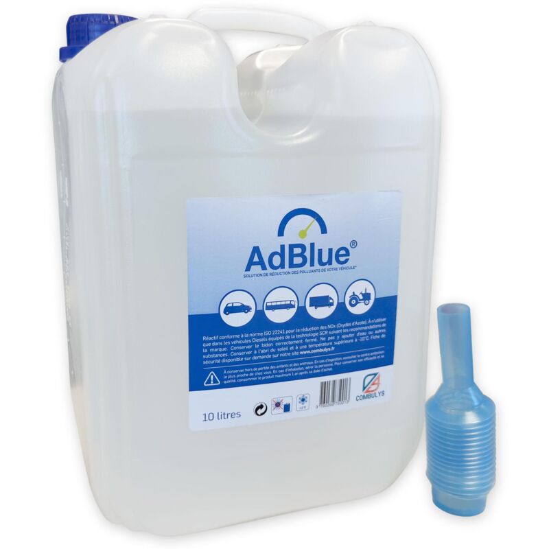 foto del prodotto adblue, 10 litri con riempimento, ad blue gpnox