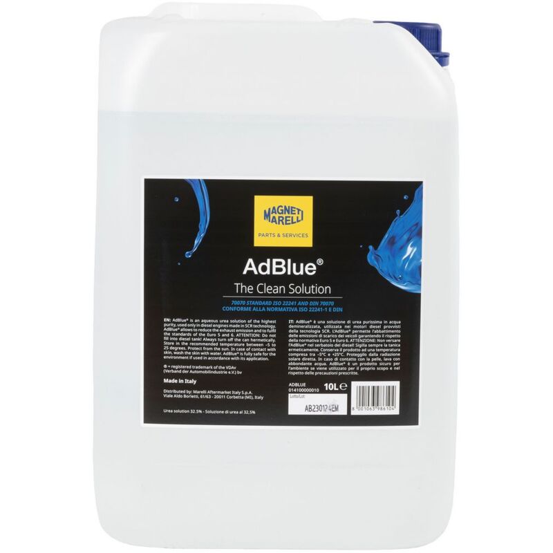 foto del prodotto adblue tanica 10l con beccuccio conforme alla iso 22241 1 e din magneti marelli