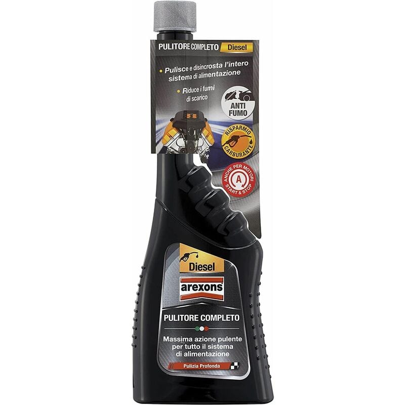 foto del prodotto additivo pulitore diesel completo motore auto alimentazione 250 ml cod. 9795 arexons