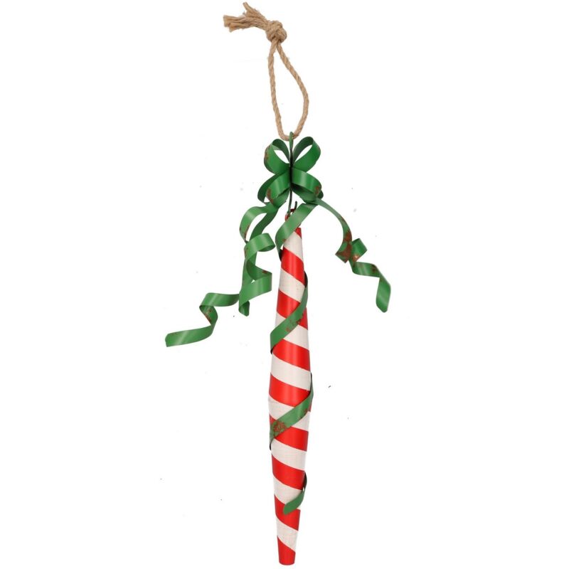 foto del prodotto addobbo natale rosso bastoncino albero decorazione natale