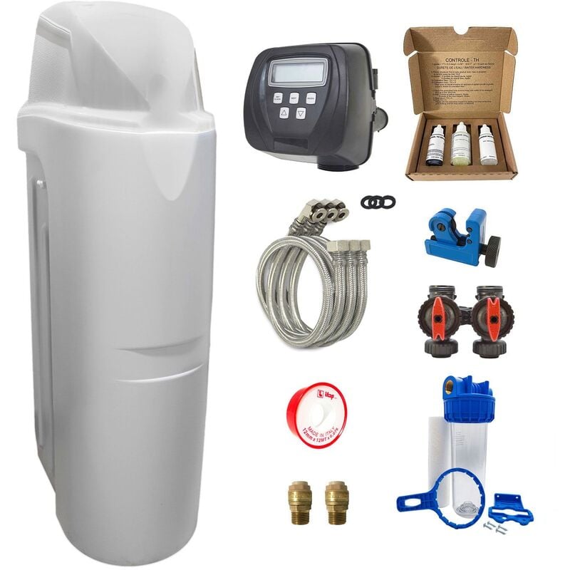 foto del prodotto addolcitore acqua 16l clack ws1 completo di kit installazione