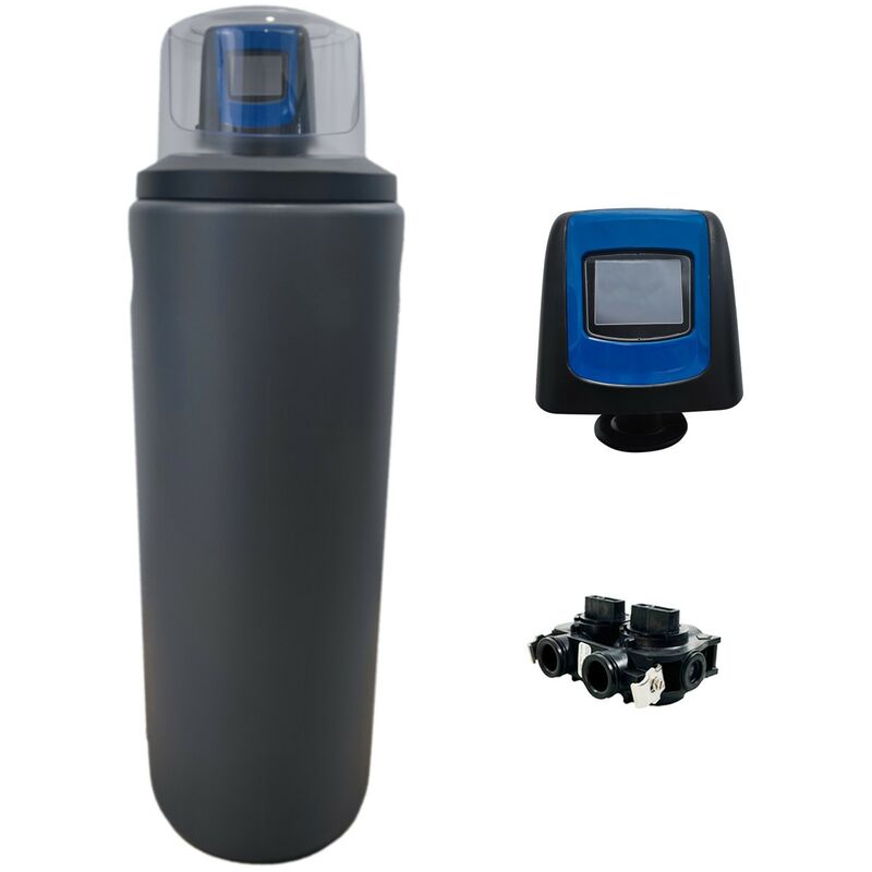 foto del prodotto addolcitore acqua tattile 25l fleck 5800 xtr volumetrico elettronico fatto in francia