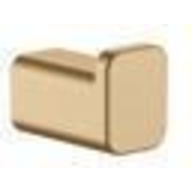 foto del prodotto addstoris gancio singolo in metallo 3x2x1,6cm con fissaggio nascosto, bronzo spazzolato 41742140 - hansgrohe