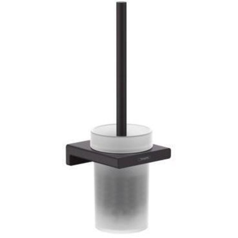 foto del prodotto addstoris - scopino wc a parete, vetro opaco nero opaco 41752670 - hansgrohe