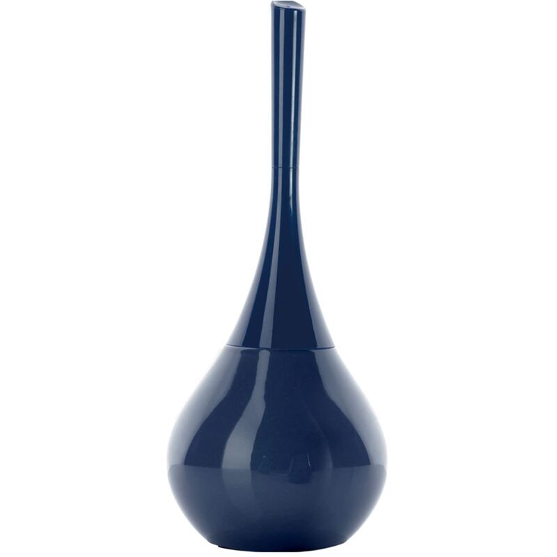 foto del prodotto adelaide blu, misure e peso 40,3x16,5x16,5 cm 0,685 kg, realizzato in ceramica, finitura, scopino per wc design di r s, 2 anni di garanzia, unica