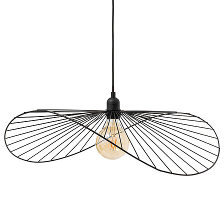 foto del prodotto adelia pendant lamp diarm. 58 cm black metal