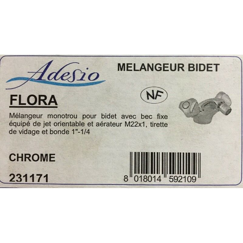 foto del prodotto adesio 231171 m langeur monotrou bidet bec fixe