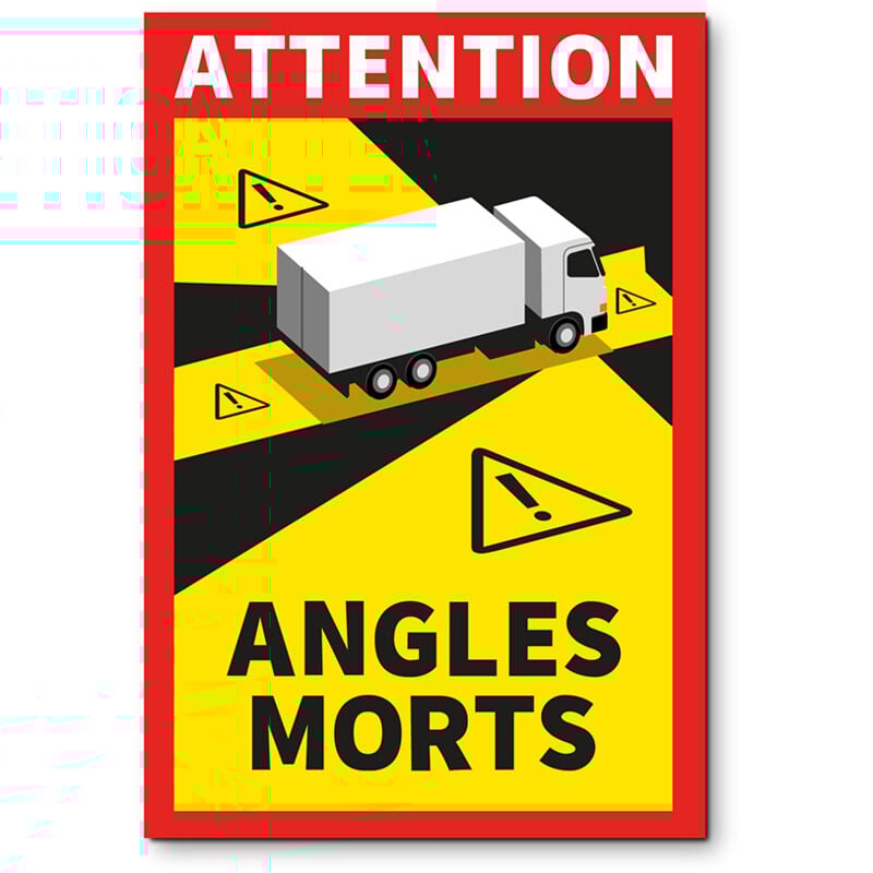 foto del prodotto adesivi angles morts truck 3 unit 17 x 25 cm edm