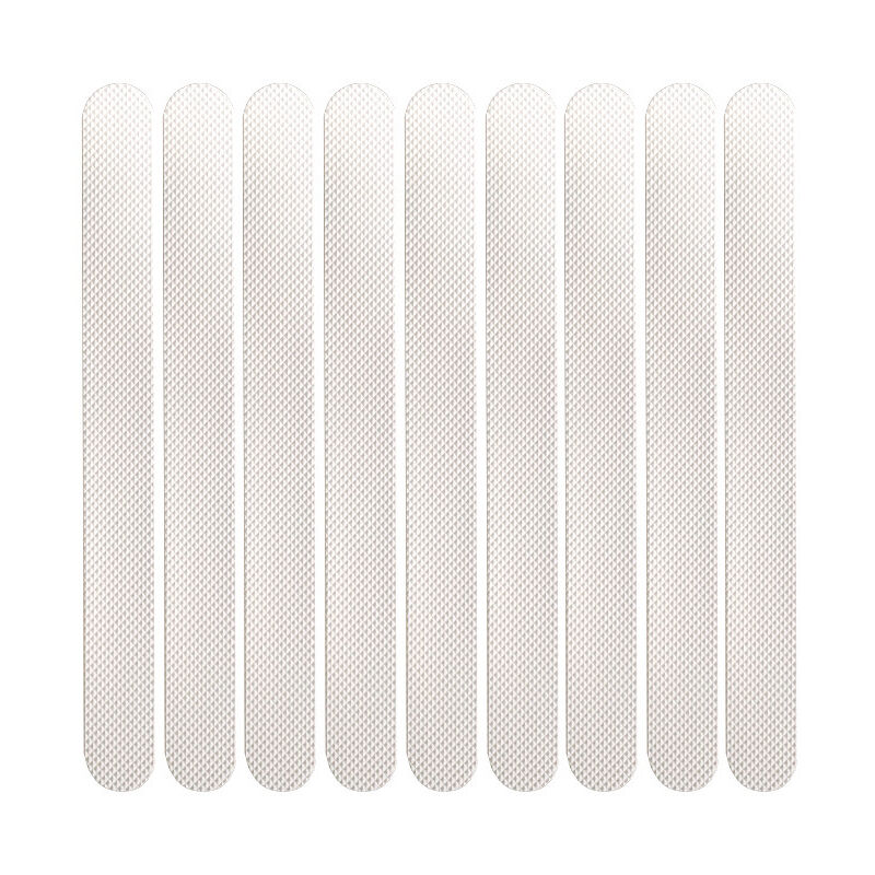foto del prodotto adesivi antiscivolo di alta qualit per vasca da bagno e scale bianco 24 pezzi 2 x 38 cm 