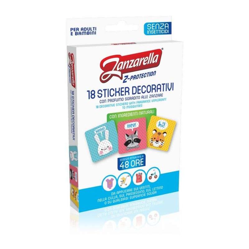 foto del prodotto adesivi antizanzara zanzarella stickers baby 18 pz