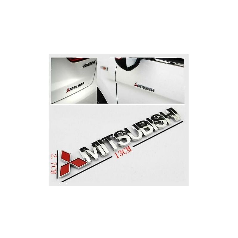 foto del prodotto adesivo 3d per auto con emblema distintivo per mitsubishi