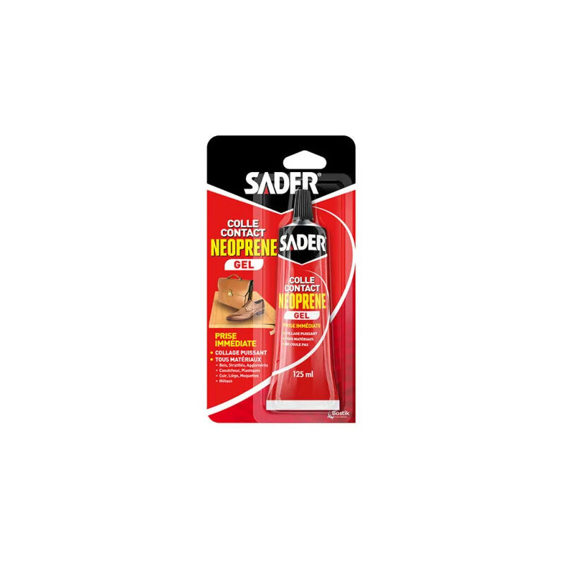 foto del prodotto adesivo a contatto in gel di neoprene, tubo da 125 ml.