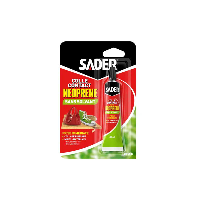 foto del prodotto adesivo a contatto in neoprene senza solventi, tubo da 30 ml.