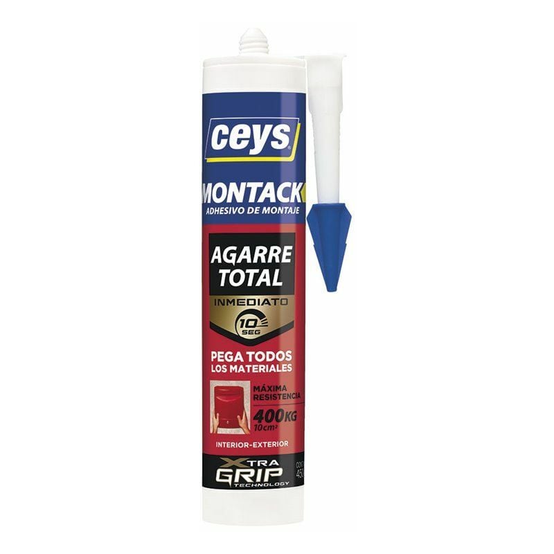foto del prodotto adesivo a montaggio ultrarapido montaggio immediato professional cartuccia 450g 507263 ceys