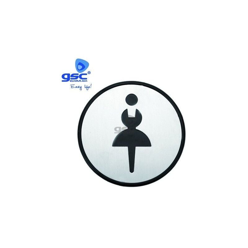 foto del prodotto adesivo bagno simbolo donna 97mm gsc 003301397