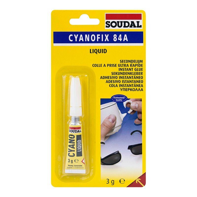 foto del prodotto adesivo cianoacrilato istantaneo universale 3g 100072 soudal
