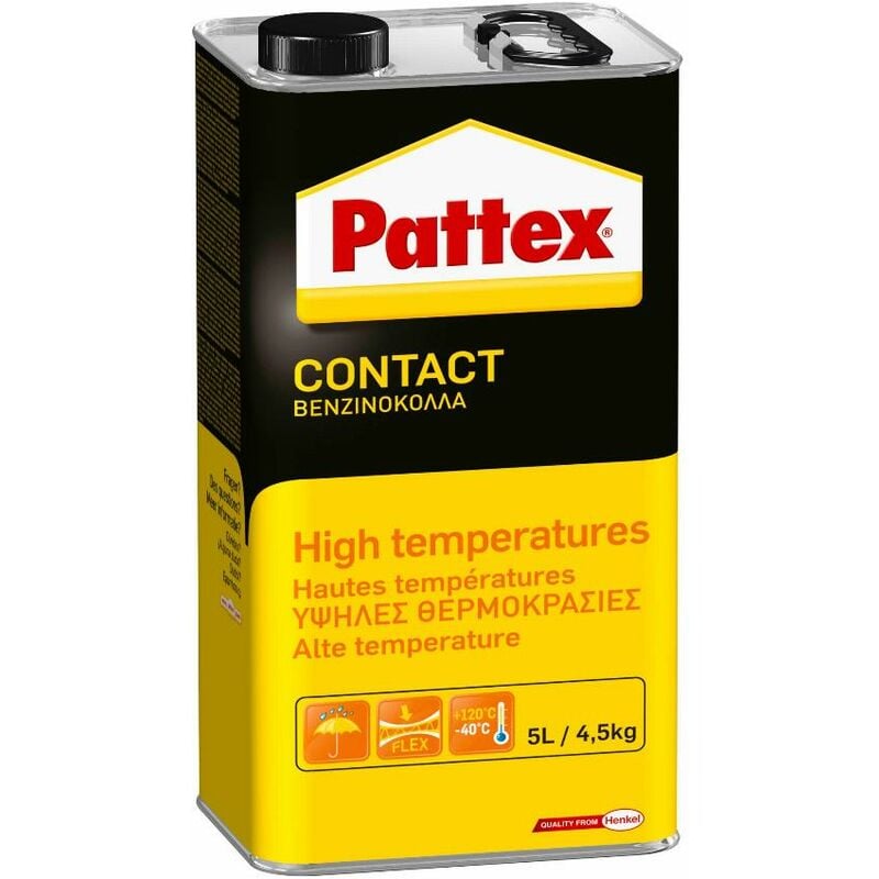 foto del prodotto adesivo di contatto per alte temperature pattex barattolo da 4,5 kg 1419294