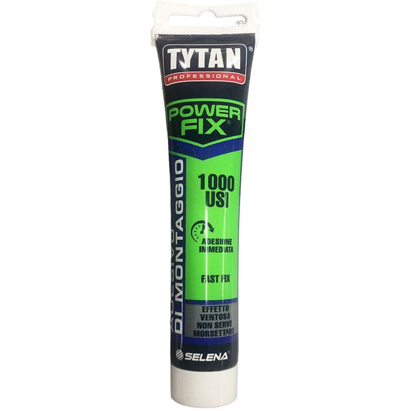 foto del prodotto adesivo di montaggio colla montaggio assemblaggi power fix 1000 usi tytan 1000 usi bianco 80 ml