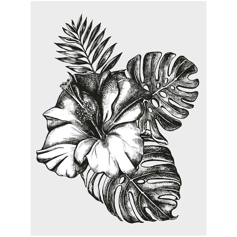 foto del prodotto adesivo illustrato jungle 30 x 40 atmosphera cr ateur d int rieur