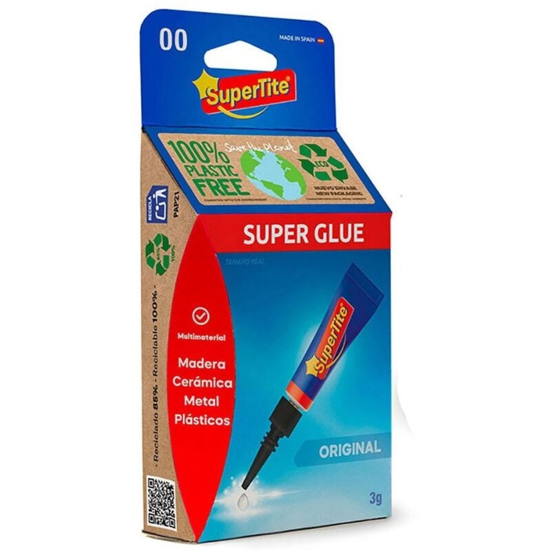 foto del prodotto adesivo istantaneo 3g supertite multi-materiali - trasparente